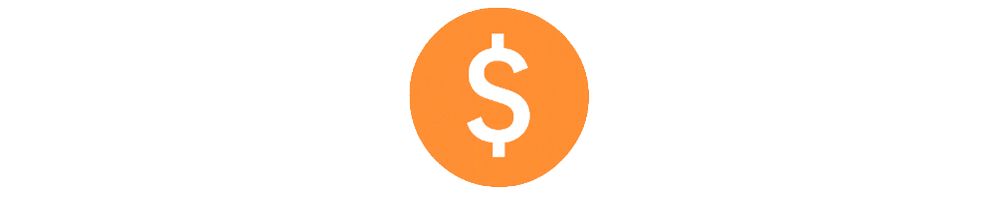 A graphic with a dollar sign inside an orange circle at the top and the text 'Your Bank' below it.
