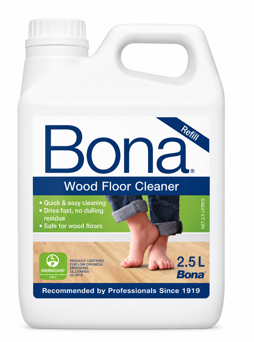 Bona Wood Floor Cleaner – 2.5L Refill