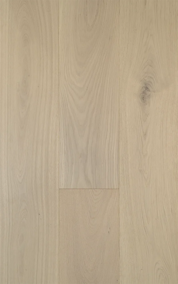 Light-colored wooden floor with visible wood grain patterns and seams between planks.