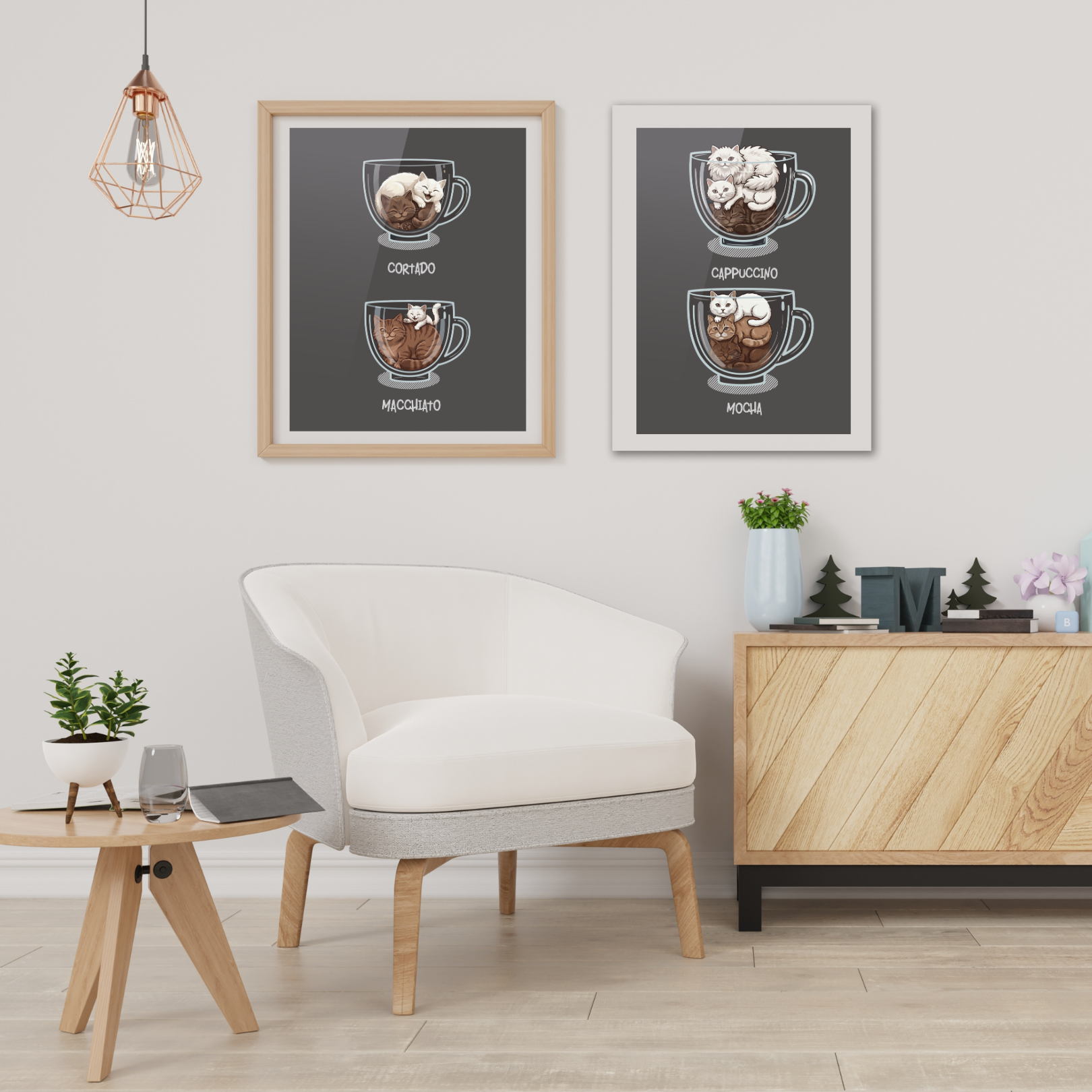 Beige Boho Modern Living Room Photo Frame Mockup Instagram Post.png