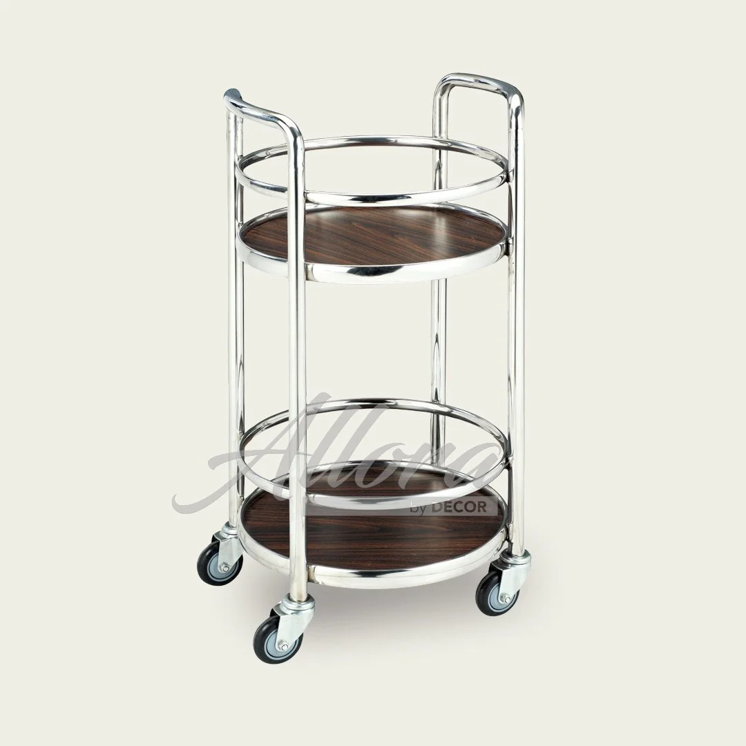 LO6B - Round Liquor Trolley