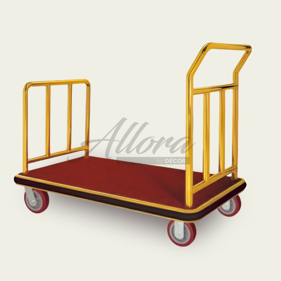 D14 - Luggage Trolley Flat (Gold)