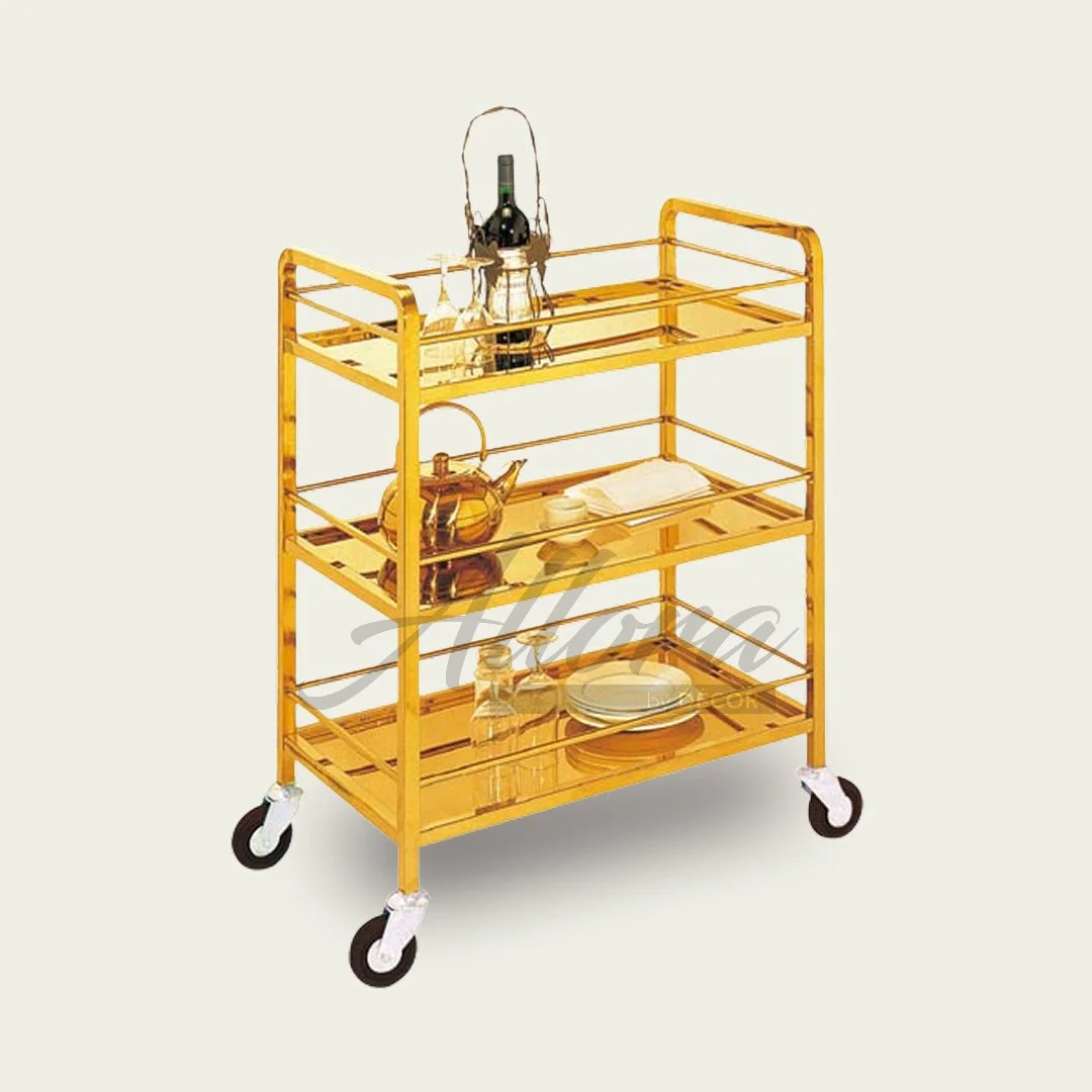 LO7 - Rectangular Liquor Trolley