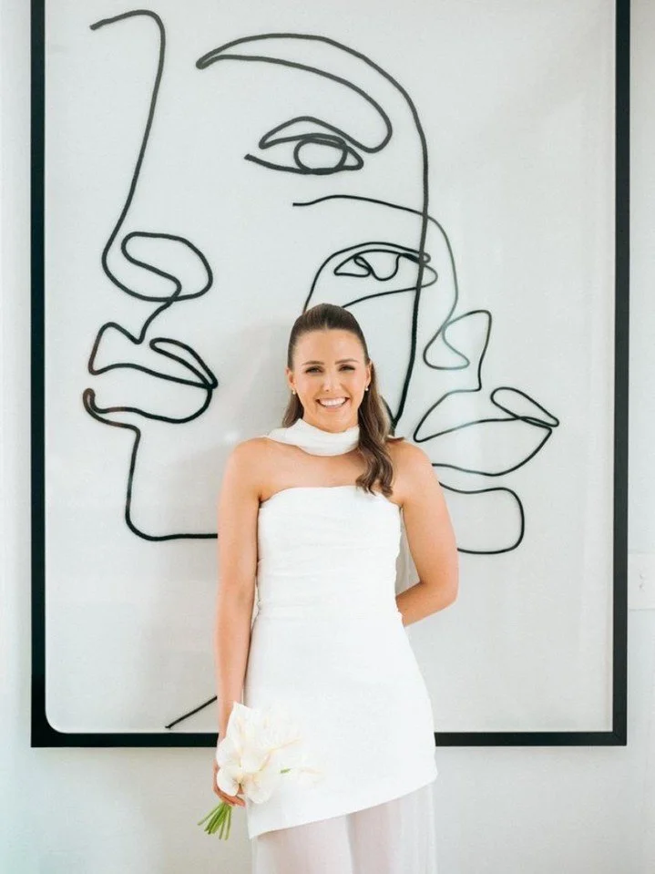 When the bouquet brief is modern, simple &amp; stunning..