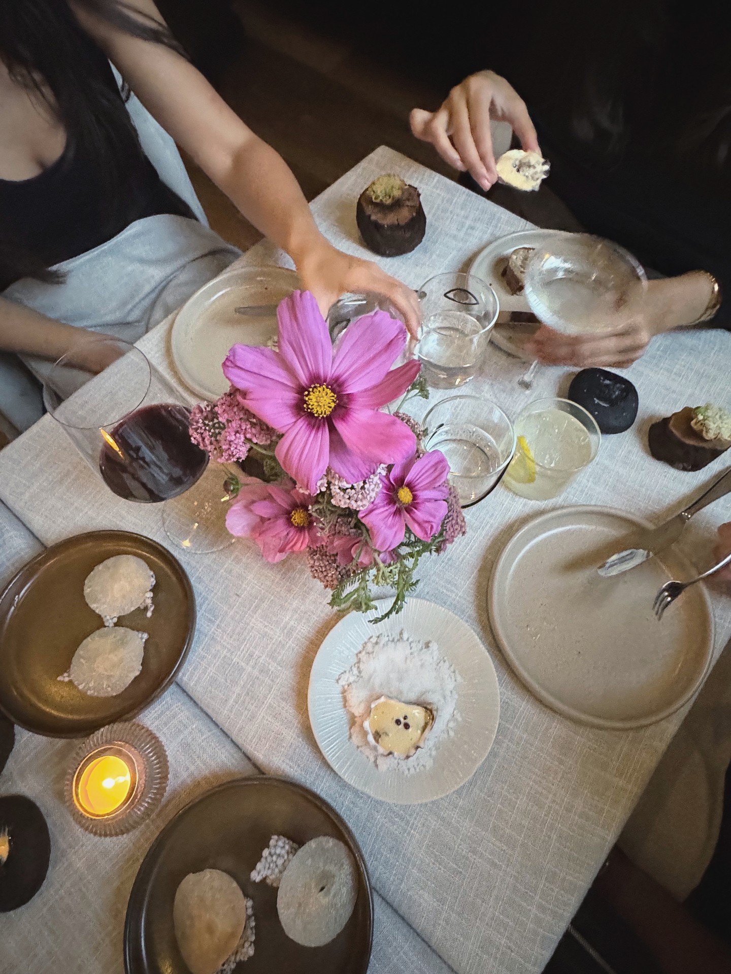 Cosmos Centrepieces. For when the food takes centre stage @malinmelbourne