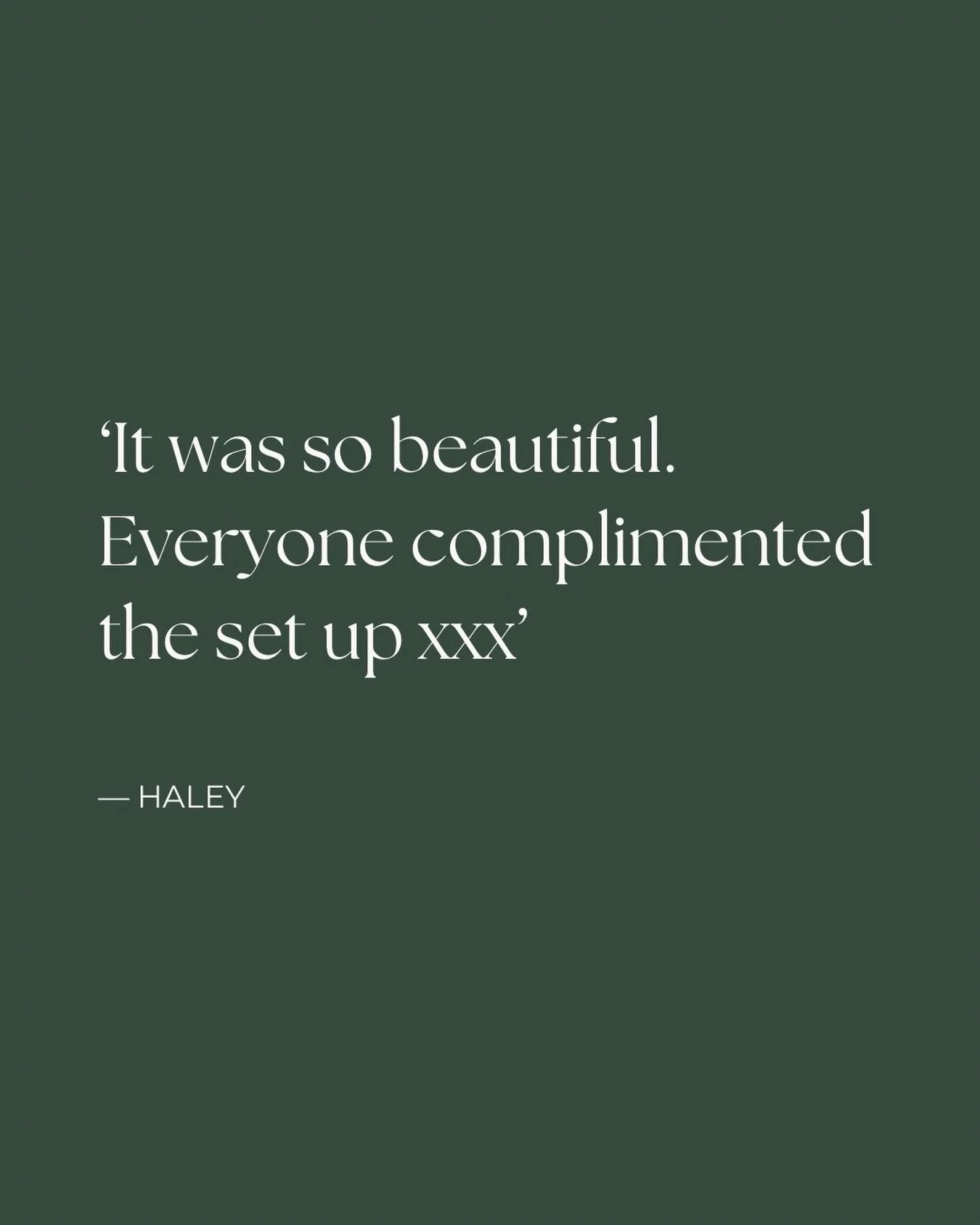 Nothing matters more than how our clients feel at the end of it all.
