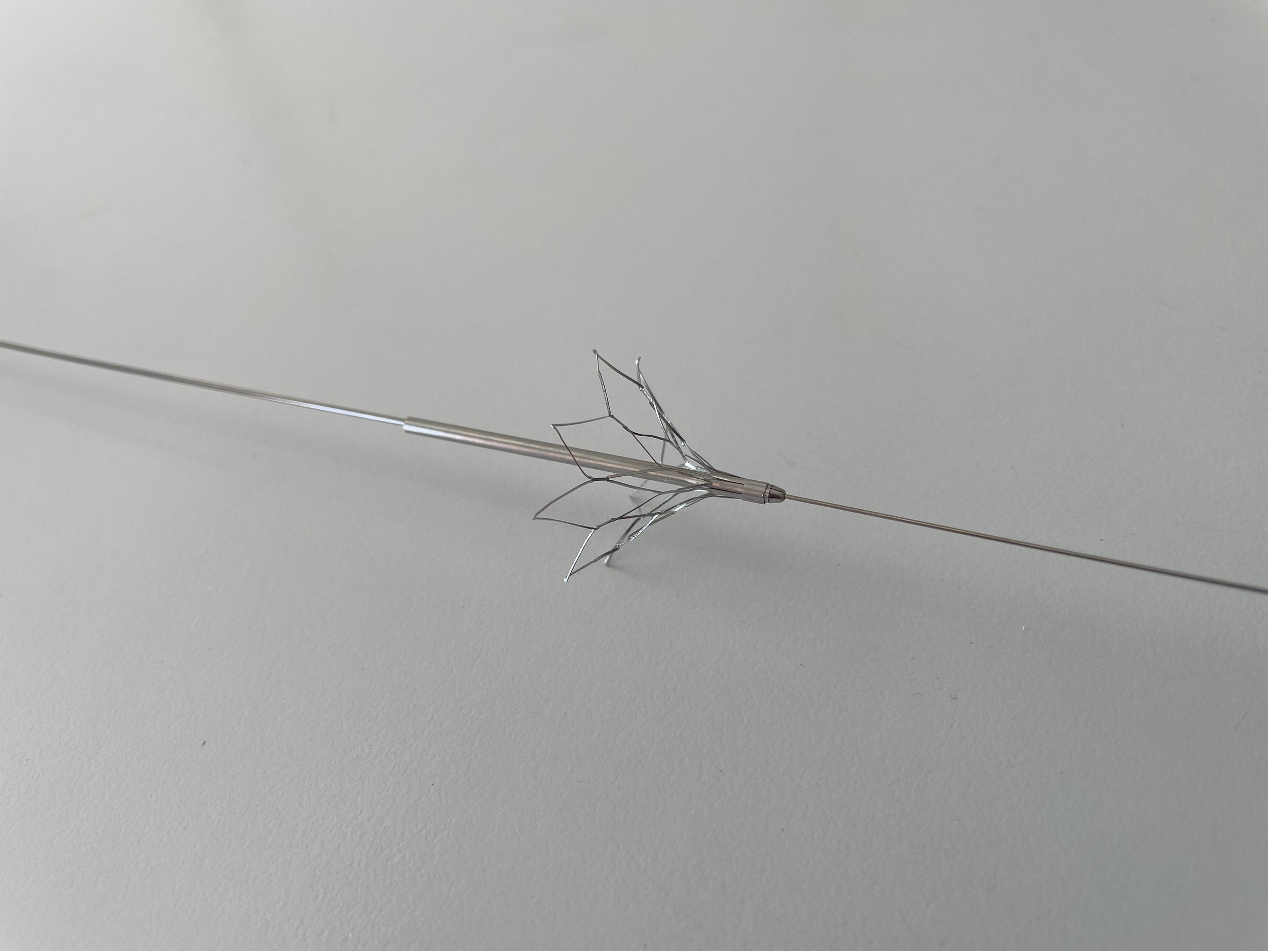 Tiny lasercut tube, for medical operations