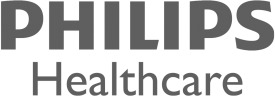 Philips Healthcare logo in black text