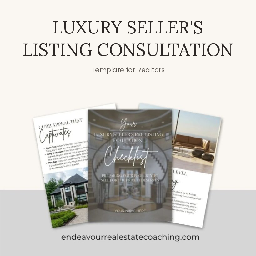 Luxury Seller's Listing Consultation Template