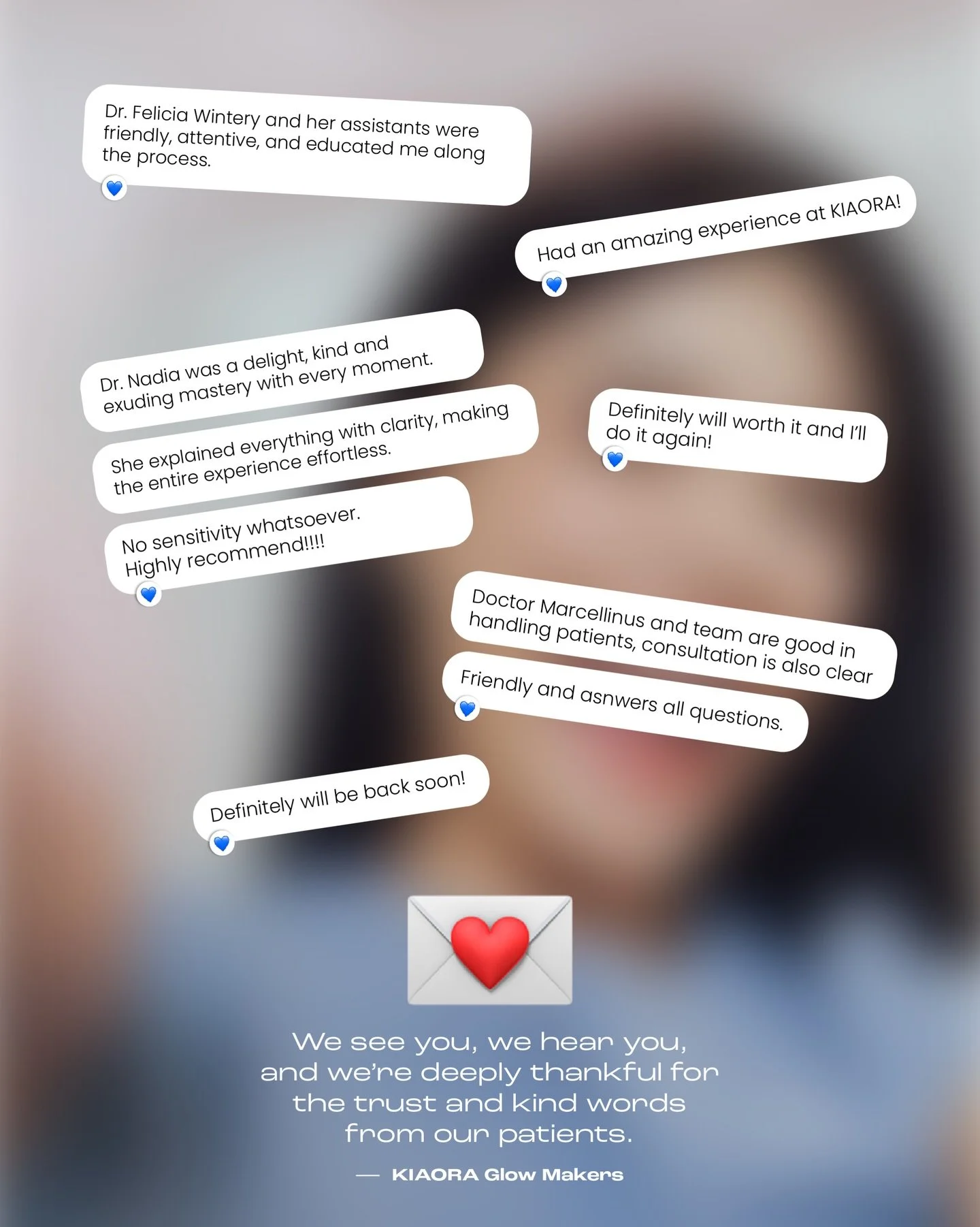 Thank you #GlowGetters for choosing @kiaoradental and trusting our #GlowMakers ✨

Every thoughtful detail, gentle approach, and patient conversation exists because your comfort and confidence matter to us 💙