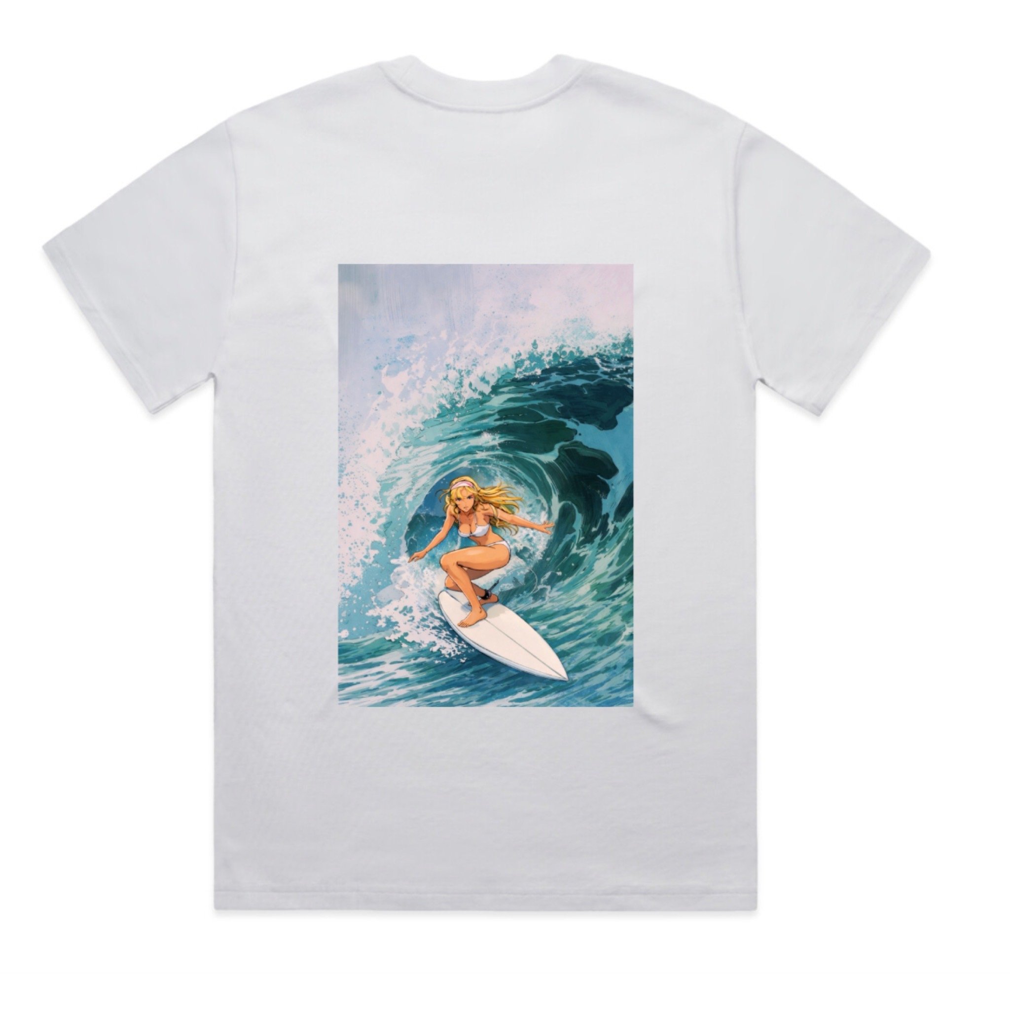 Kimlee Surf Girl Tee - Blond Hair Edition