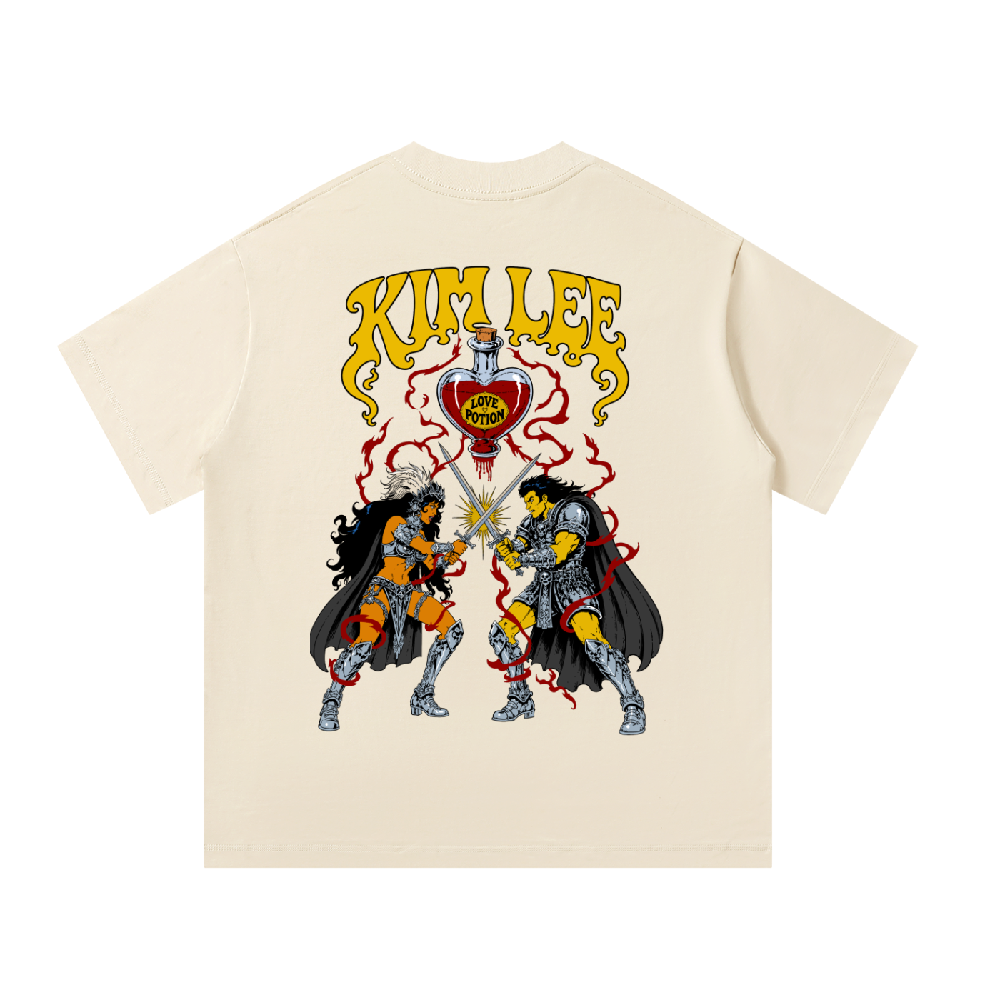 Kimlee Love Potion Tee (Vintage Cream)