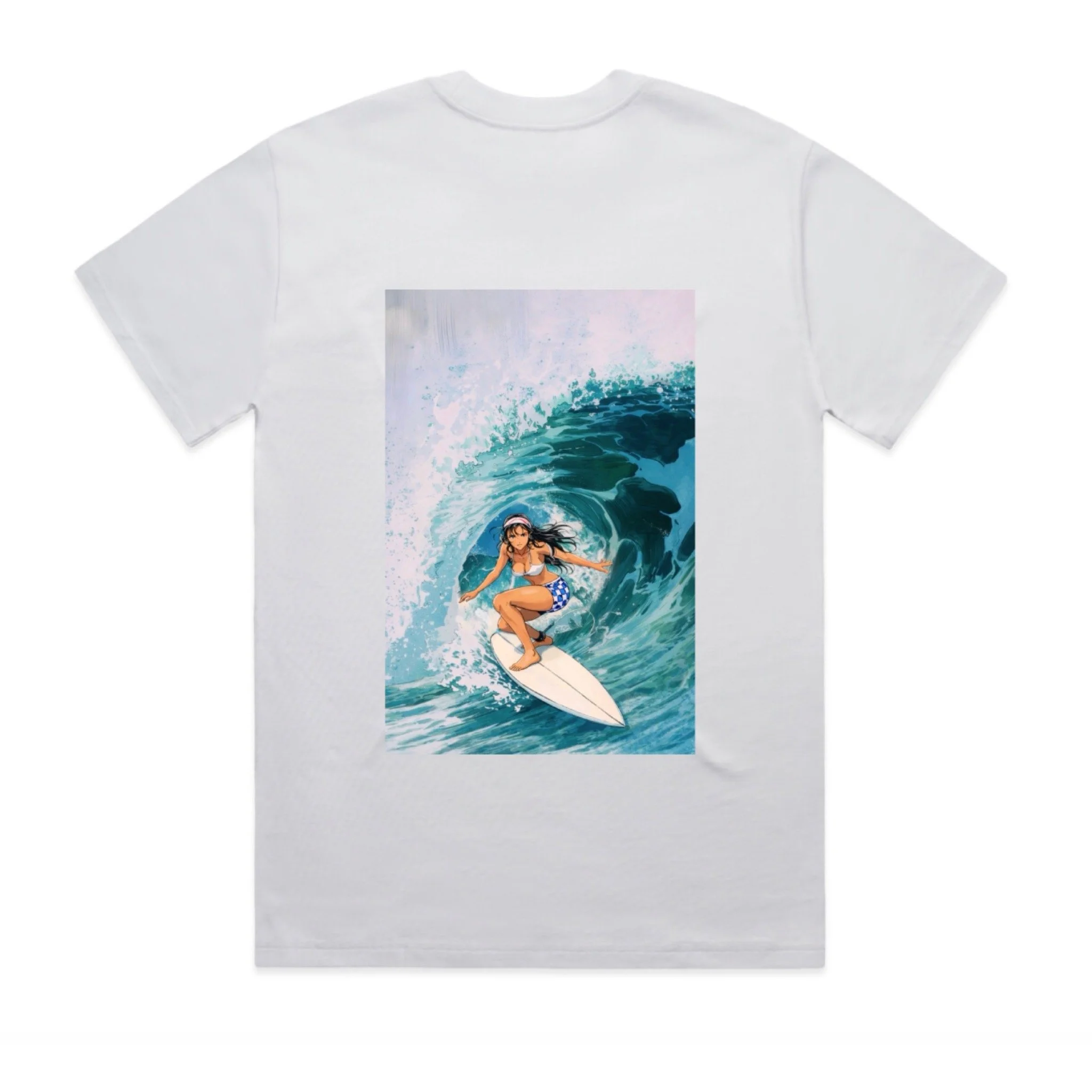 Kimlee Surf Girl Tee - Black Hair Edition
