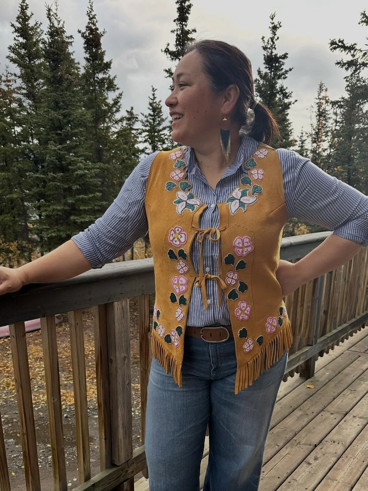 So happy to be home! Potlatch time for &ldquo;Uncle Pete&rdquo; and new baby snuggles. A beautiful day of singing and drumming with community ❤️. Followed by camp time to process the rest of the moose with family. Life like this is what it&rsquo;s al
