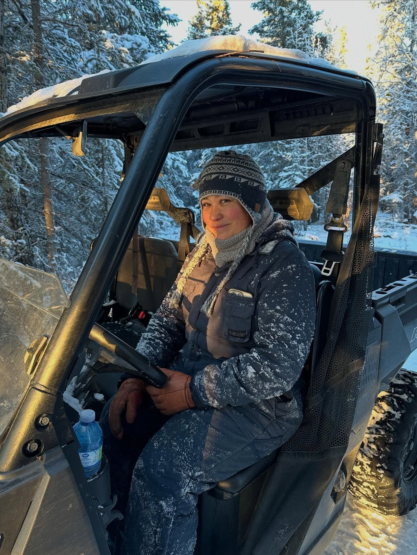 The winter sun hits different ☀️ 🧡 #yukon #northernlife