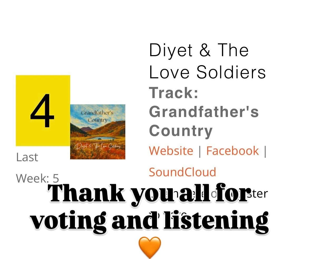 Number 4 this week! Great full to all that are voting and listening! 🧡✌️#indigenousartist #yukon #indieartists