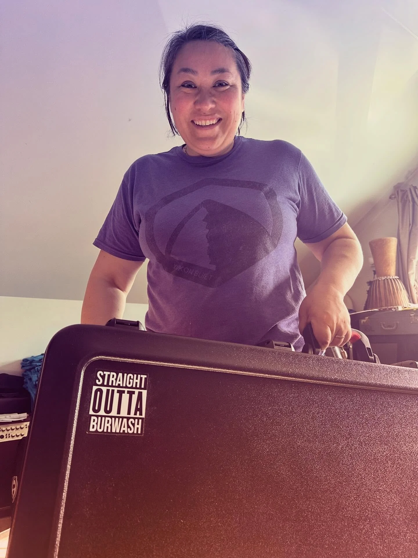 Finally found a spot for my favourite sticker. Lol. #gatorcases #touringmusician