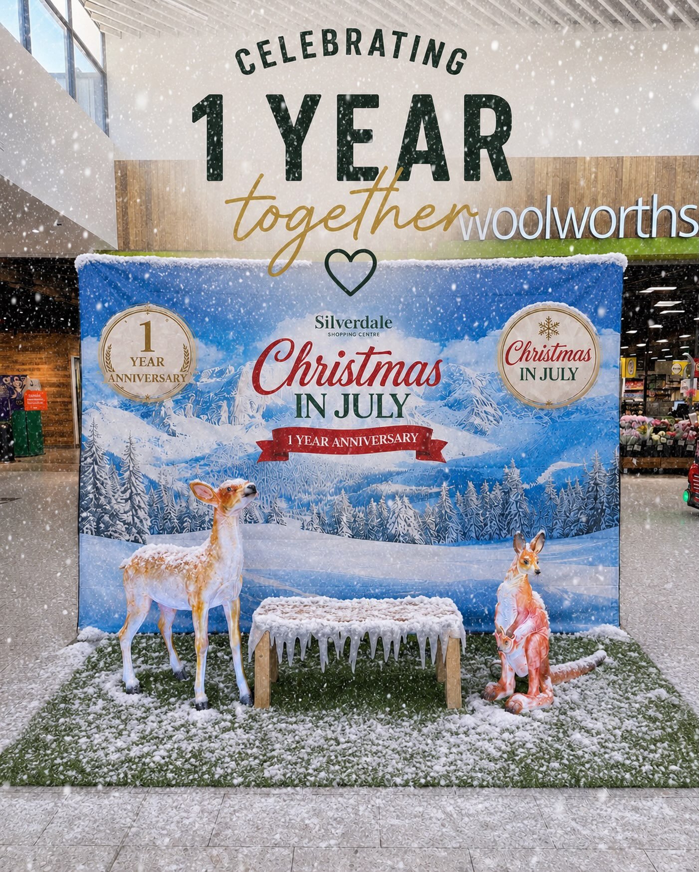 The countdown is officially on as we get ready to celebrate Silverdale Shopping Centre&rsquo;s 1st Anniversary and 40 years of Silverdale&rsquo;s legacy this Saturday 11 July!

Join us from 10am &ndash; 3pm for a special Christmas in July community c