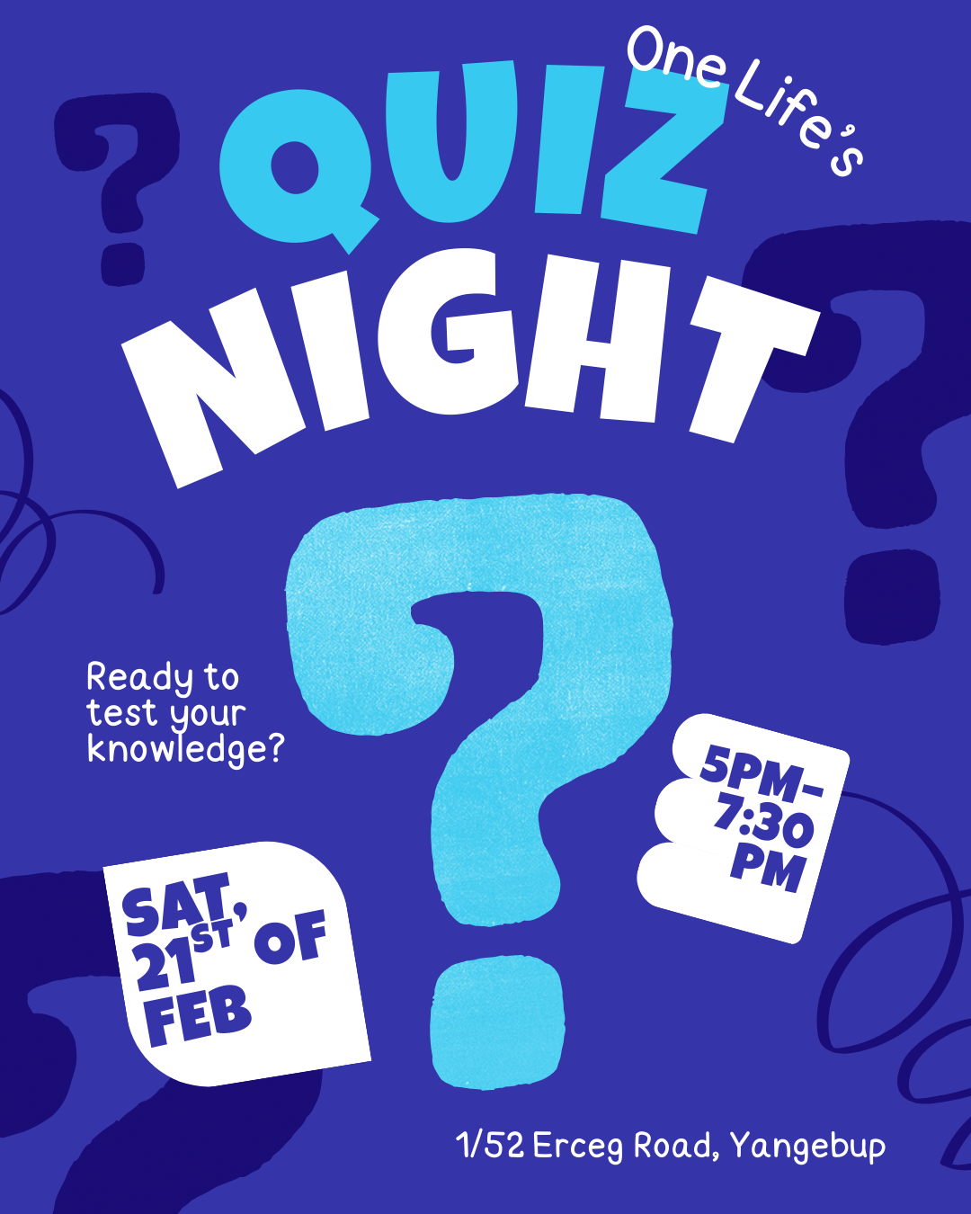 One Life Quiz Night