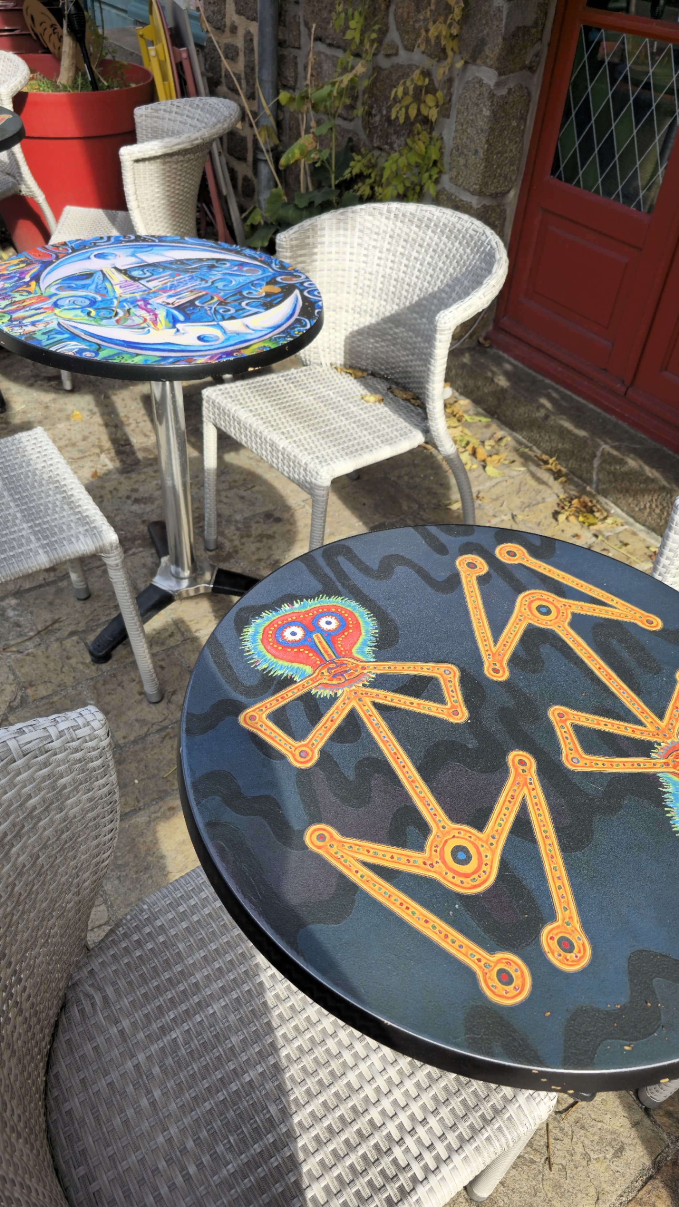 Revêtements adhésifs plateaux de tables