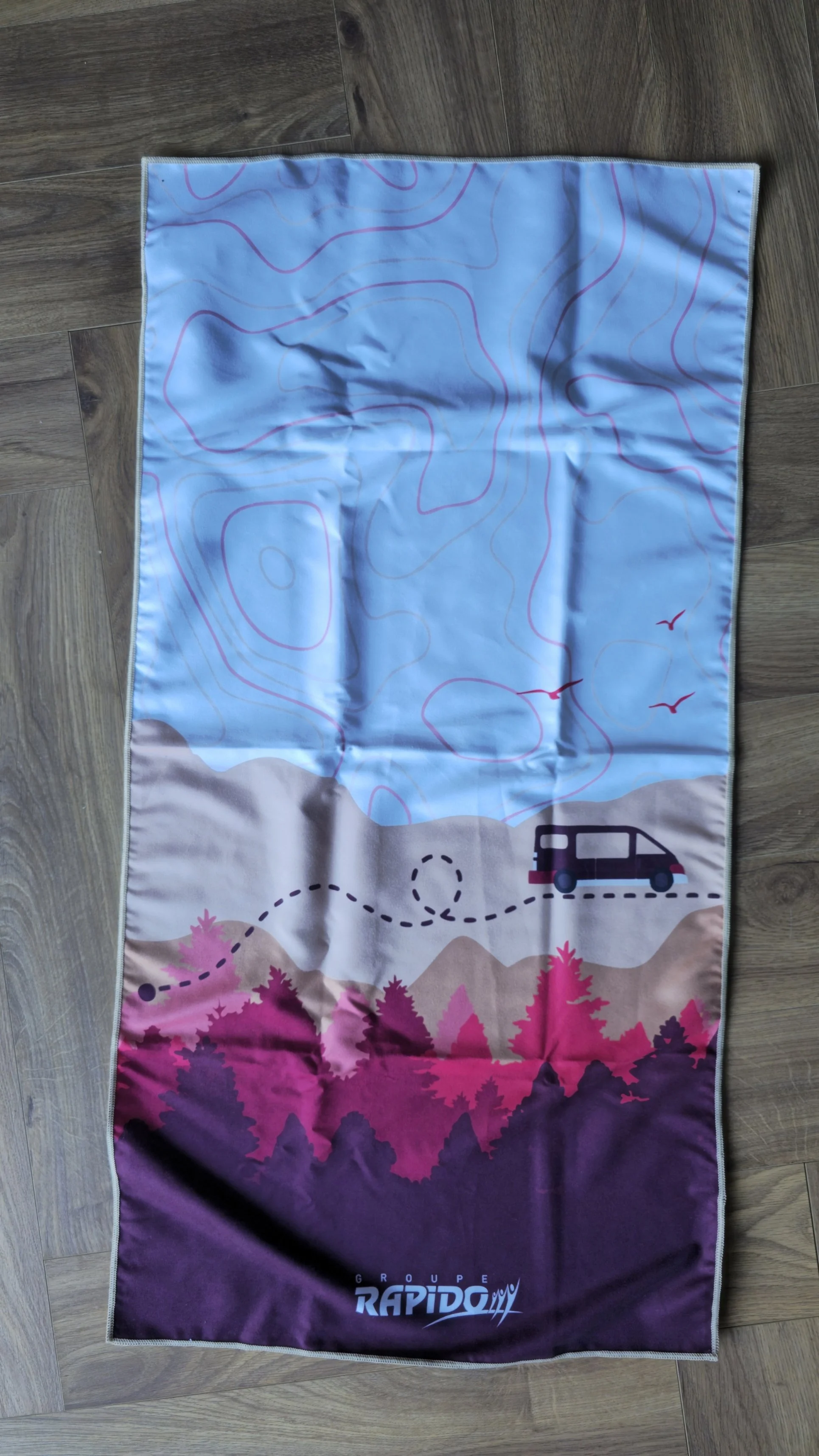 Serviettes microfibre personnalisées