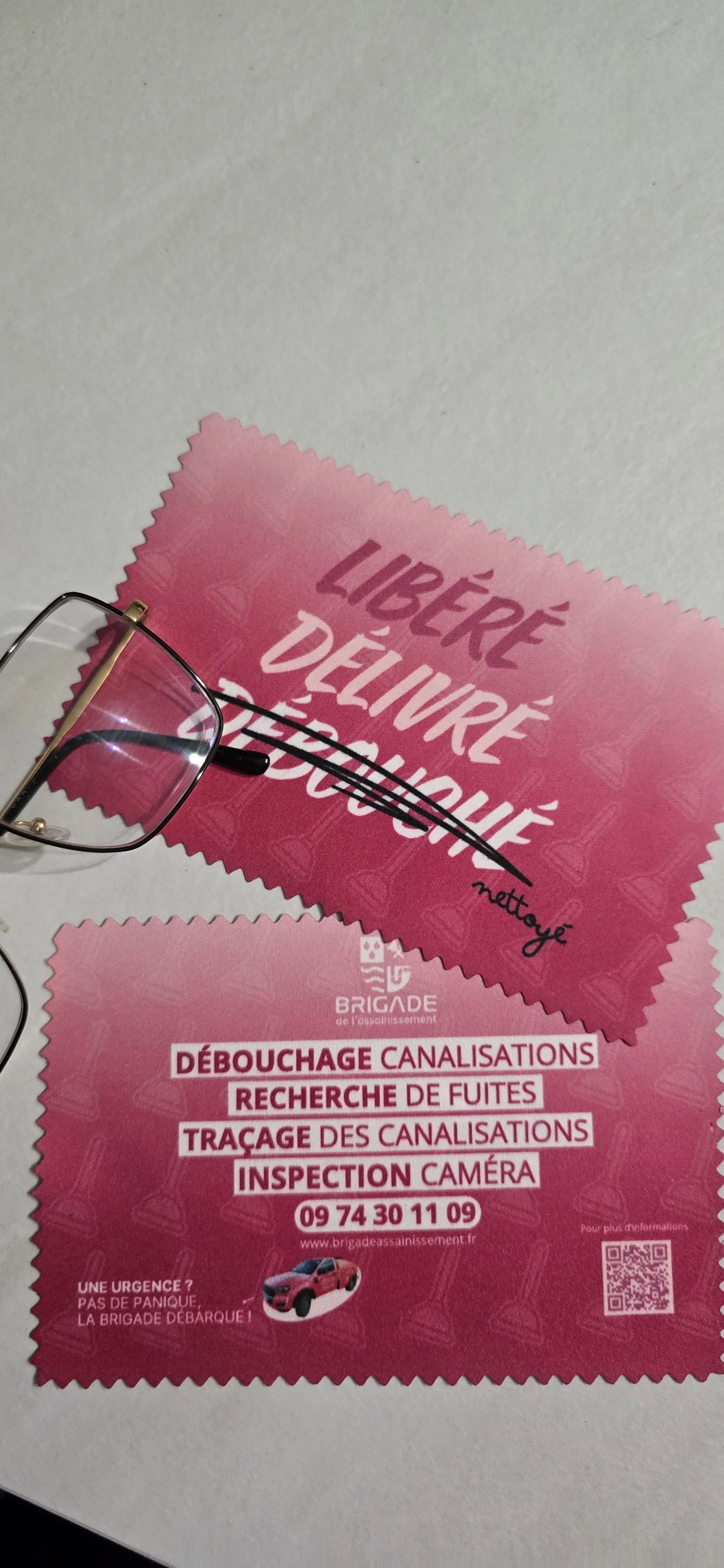 Essuie lunettes personnalisés goodies entreprise