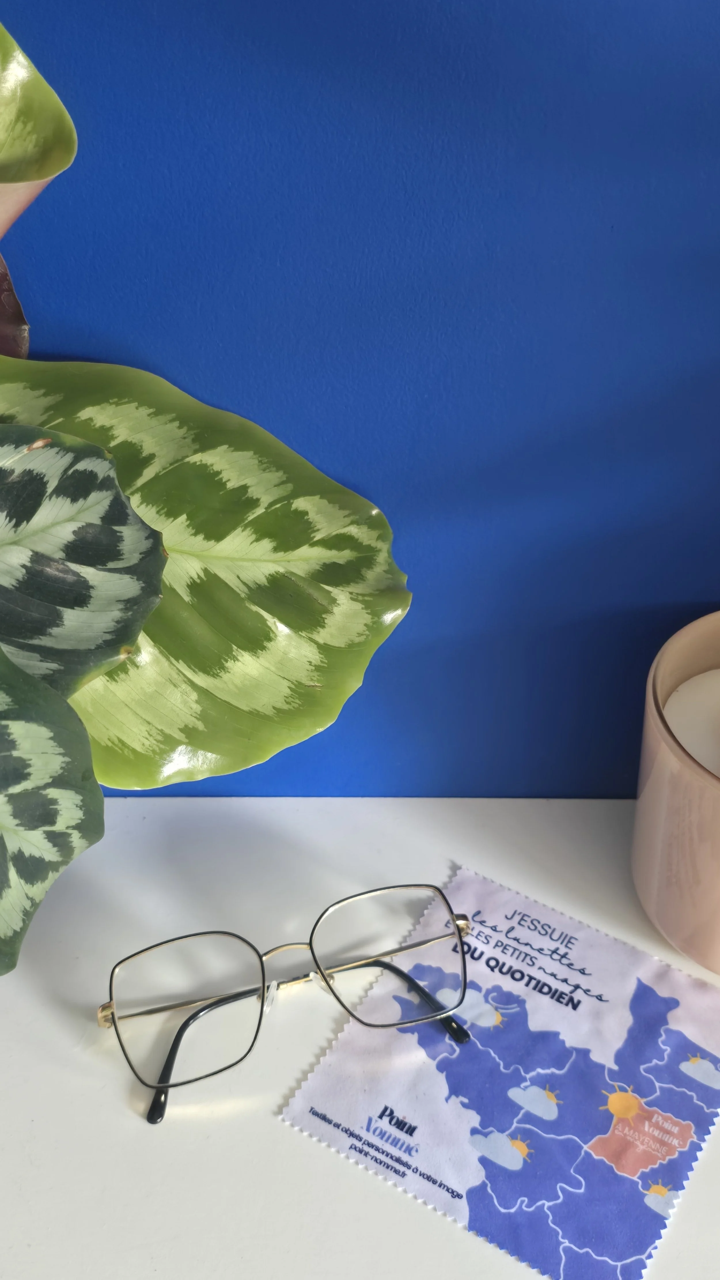 Essuie-lunettes lingettes microfibre personnalisés