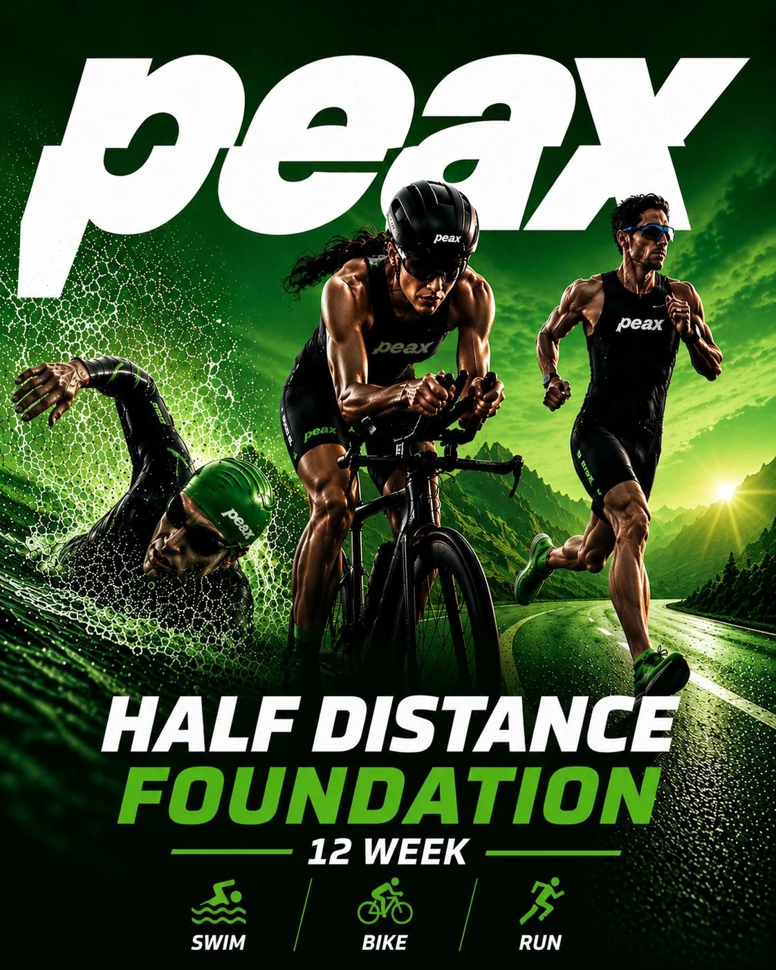 Ironman 70.3-Triathlon-Trainingsplan