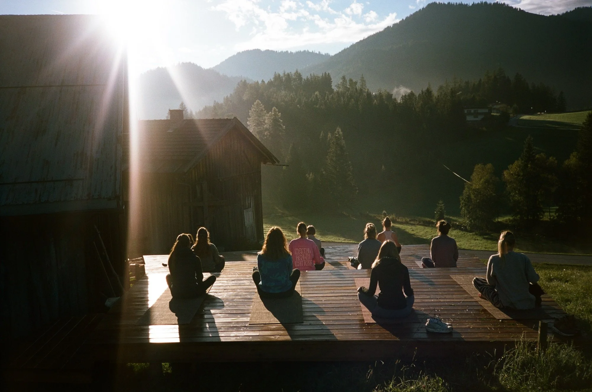 Yoga und Berge. Retreat am Mesnerhof-C. 