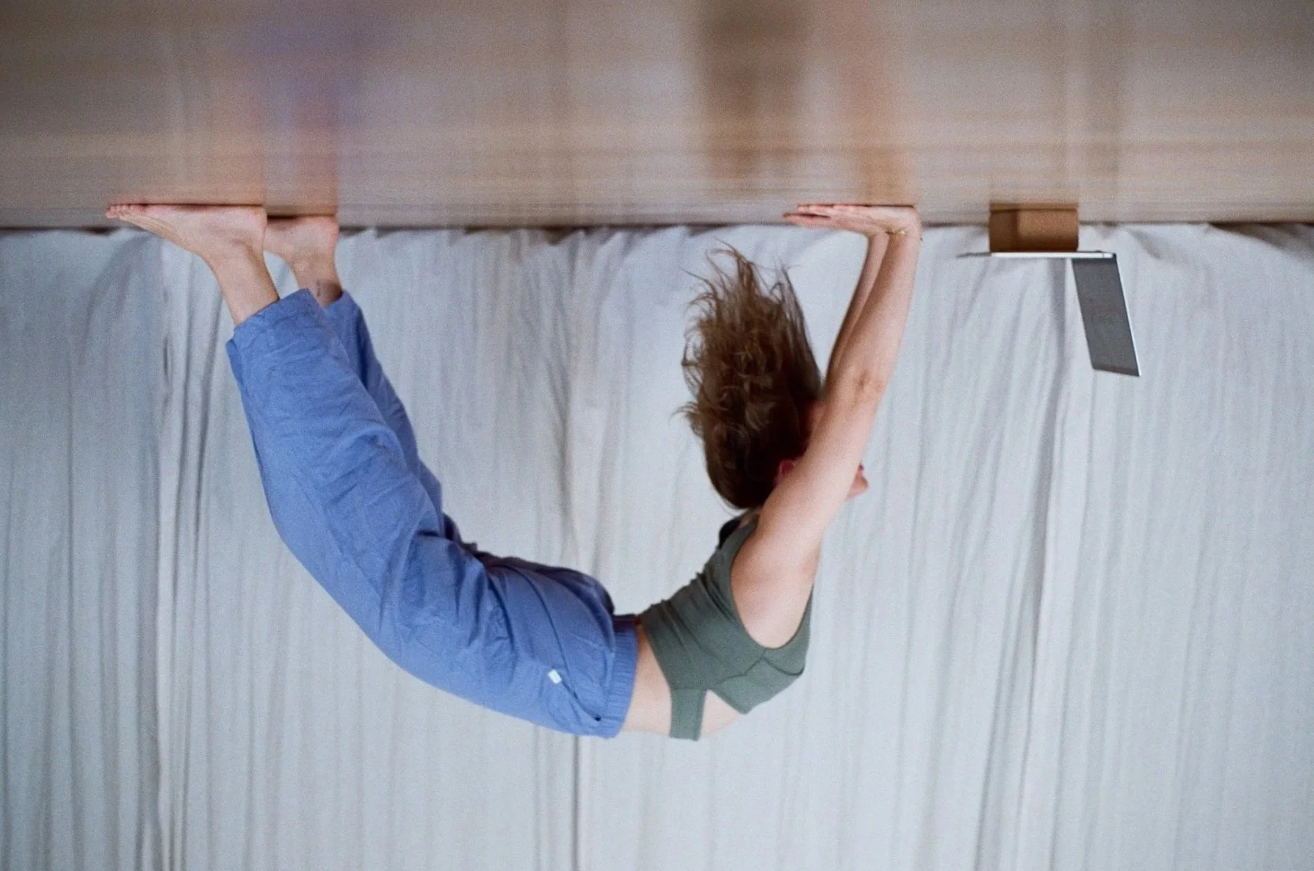 Rückbeugen. Online Yoga.