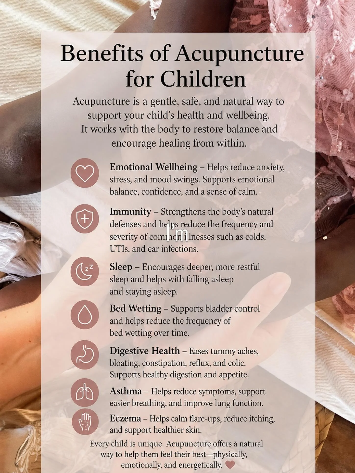 Supporting children&rsquo;s health gently and naturally 💛

#kids #healing #acupuncture #health #naturalhealing