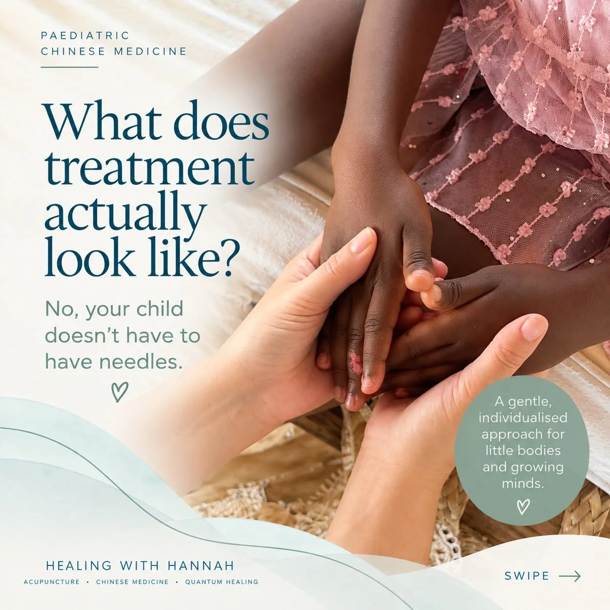 When you hear paediatric acupuncture, you might immediately picture needles and think, &ldquo;There&rsquo;s no way my child is going to let you do that!&rdquo; 😅

But paediatric Chinese medicine is about so much more than needles.

Depending on the 