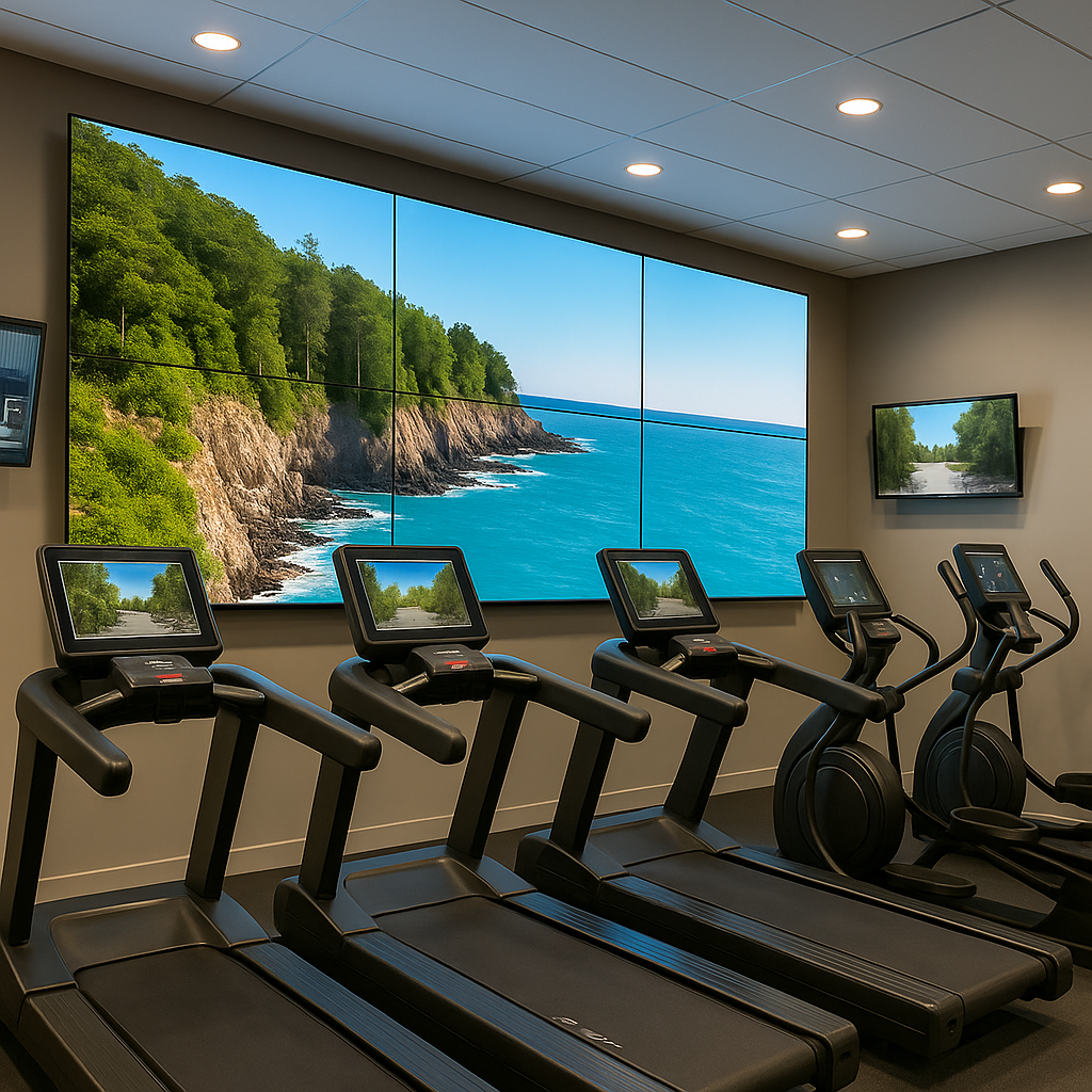 Custom Stunning Visual Home Gym