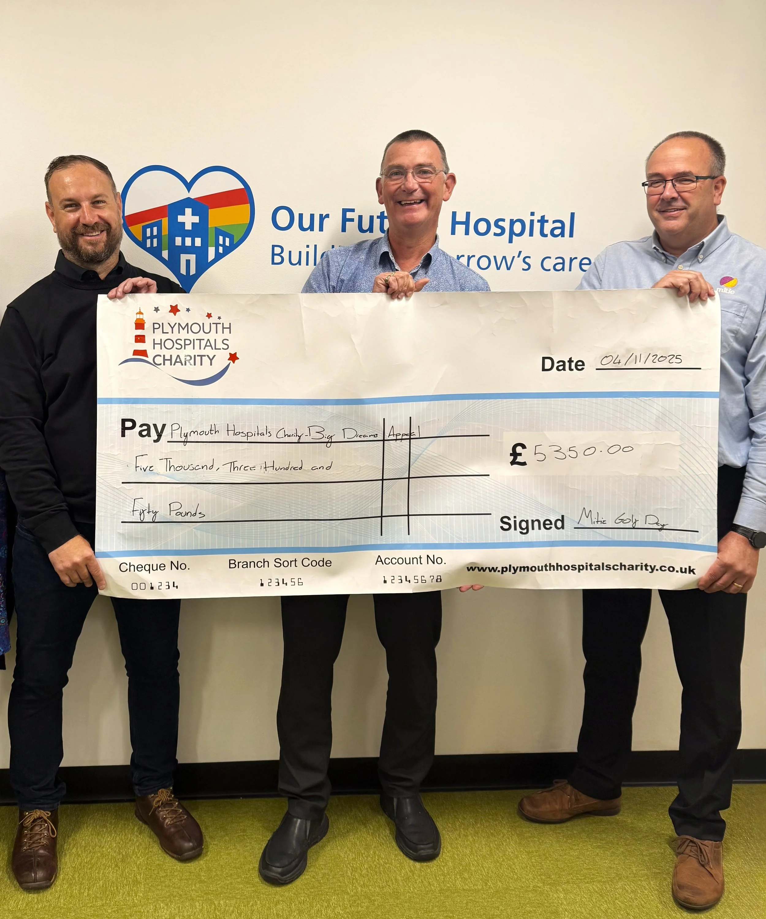 Mitie Projects MEP Division confirmed as early supporter of Plymouth Hospitals Charity Big Dreams Appeal