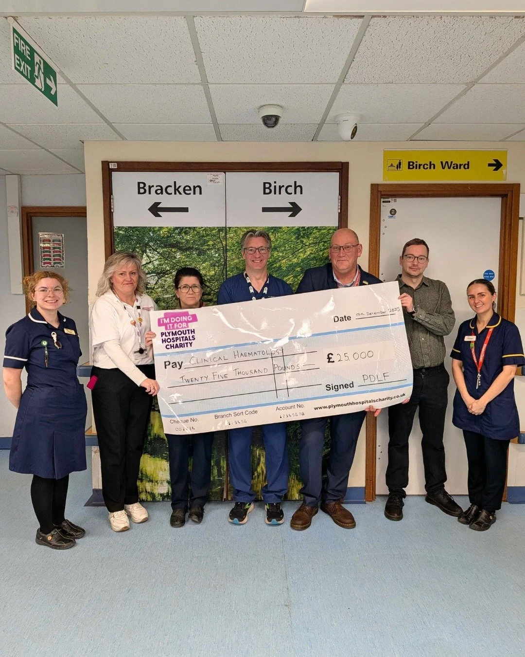 Donations changing lives 💙 

Thank you to the Plymouth &amp; District Leukaemia Fund, who have donated an incredible &pound;25,000 to Plymouth Hospitals Charity to fund a state-of-the-art scientific analyser for University Hospitals Plymouth NHS Tru
