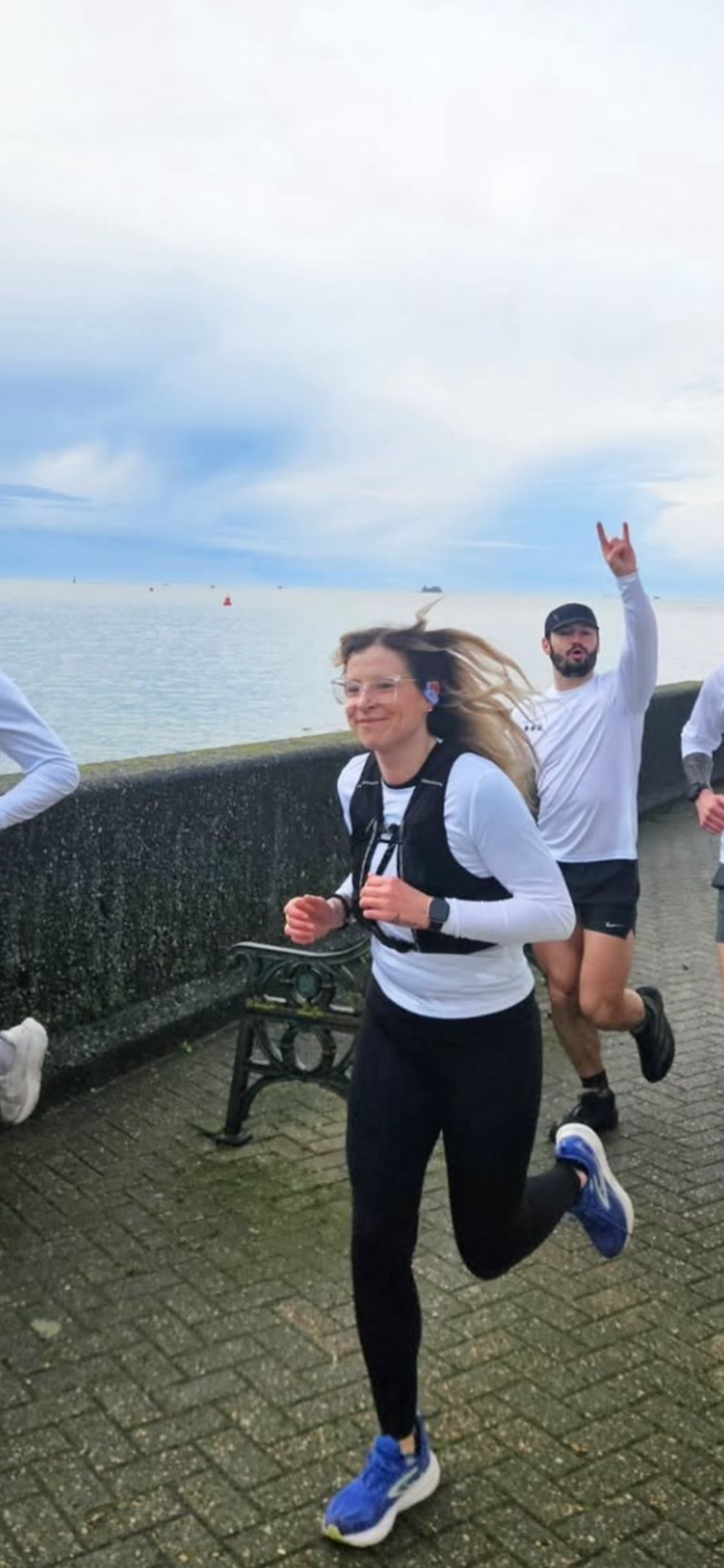 Trudi is running in this year's NHS Blue Wave