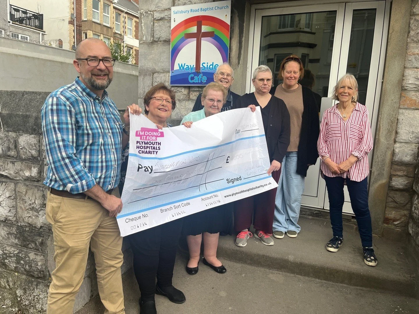 💙 #ThankYouThursday 

Thanks so much to Elaine and everyone at the Wayside Caf&eacute; at Salisbury Road Baptist Church for raising an incredible &pound;1,000 for Torrington Ward! After experiencing such excellent care, Elaine wanted to say thank yo