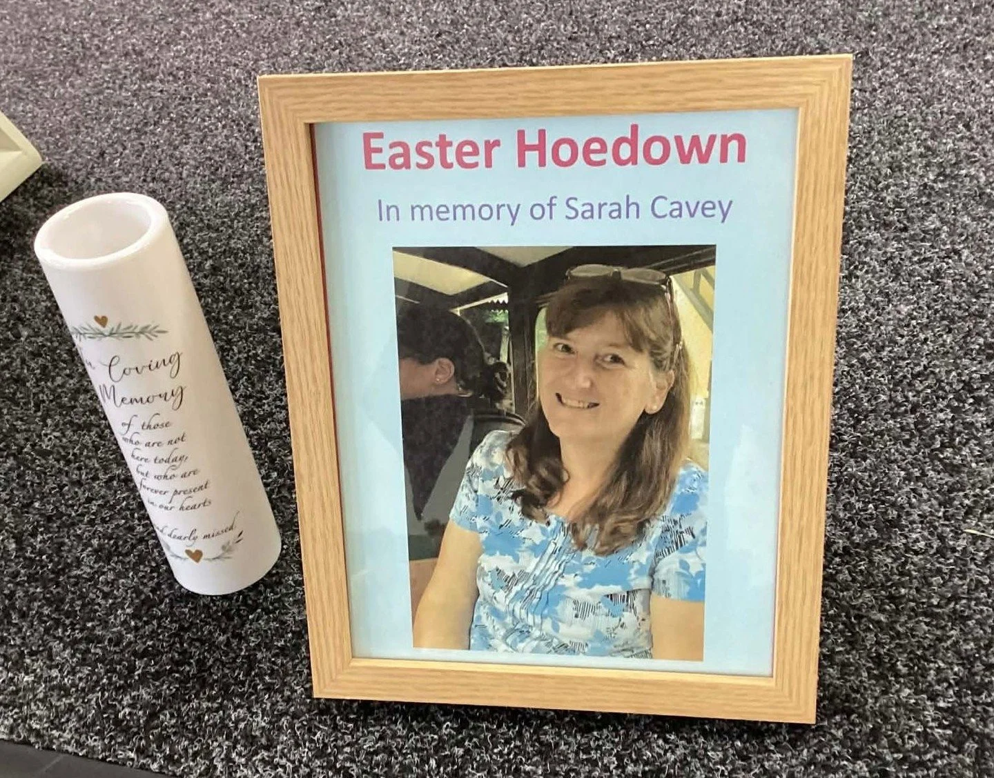 A heartfelt thank you to the family and friends of Sarah Cavey, who raised &pound;1,700 in her memory for Birch and Bracken wards through an &lsquo;Easter hoedown&rsquo; and donations collected at Sarah&rsquo;s funeral.

A line dance was Sarah&rsquo;