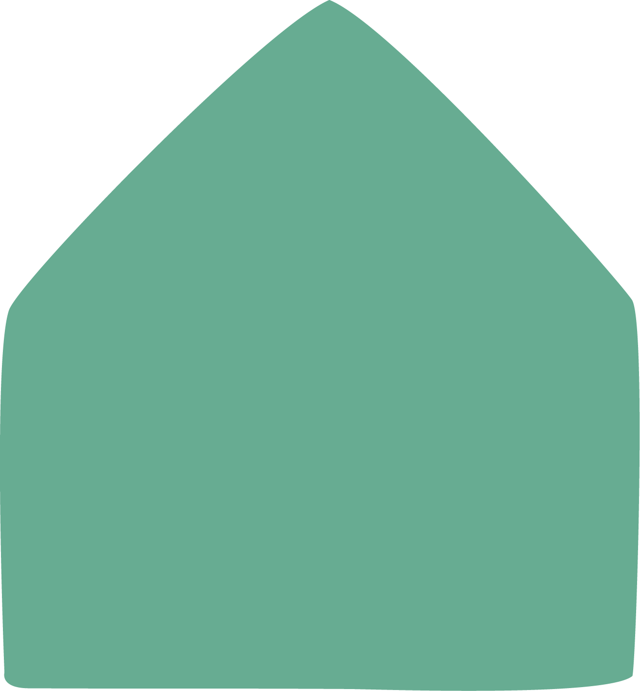 Home icon in green colour