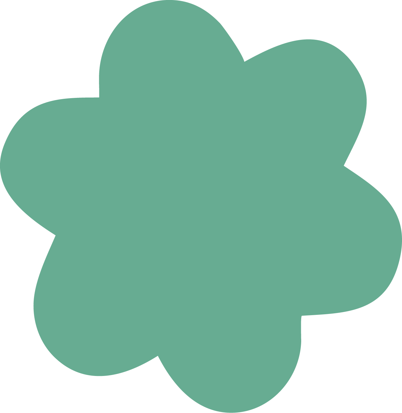 Flower icon in green colour