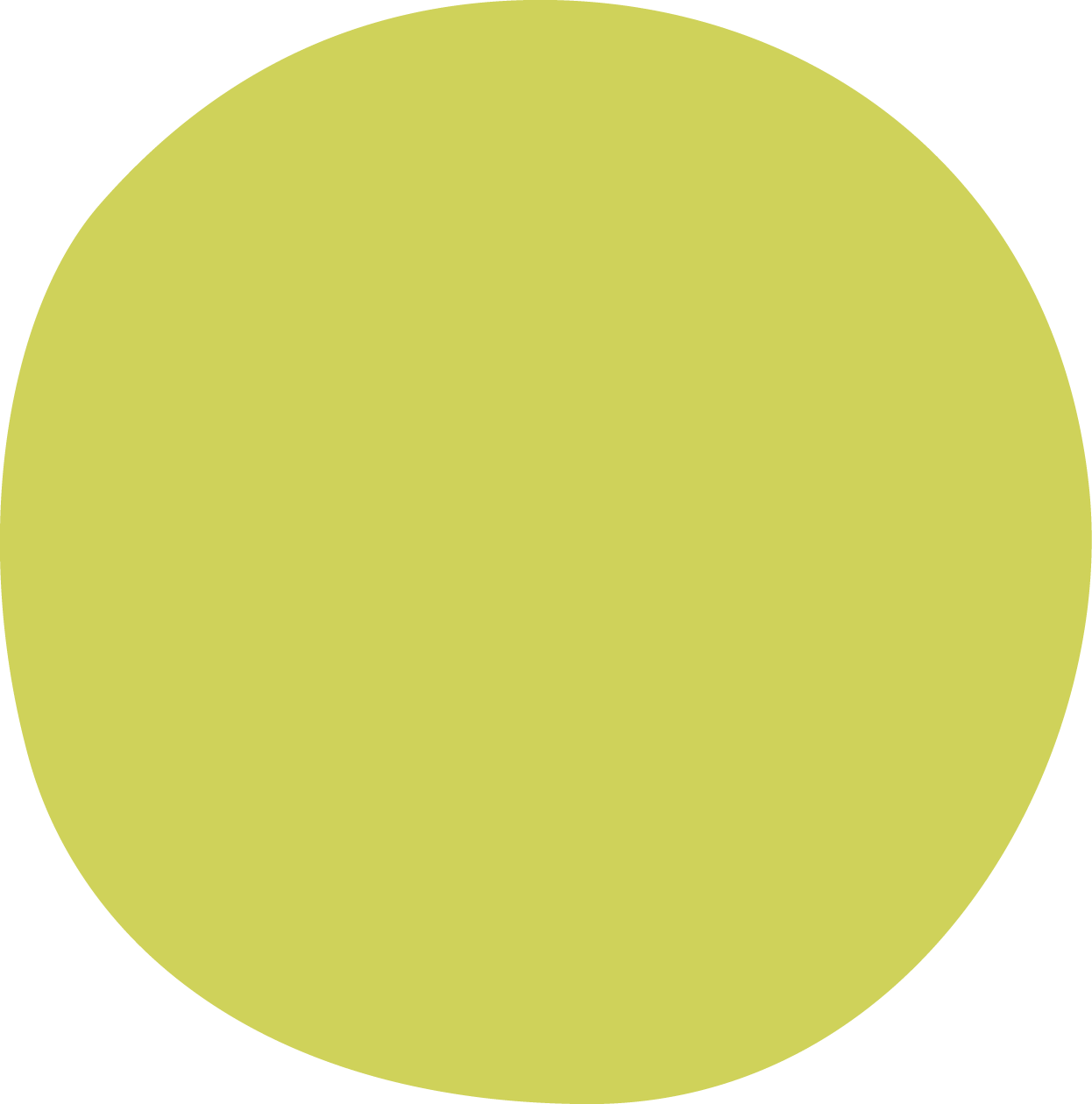 Circle icon in lemongrass colour