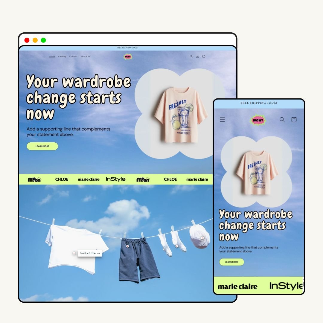 Blue Sky Shopify Theme