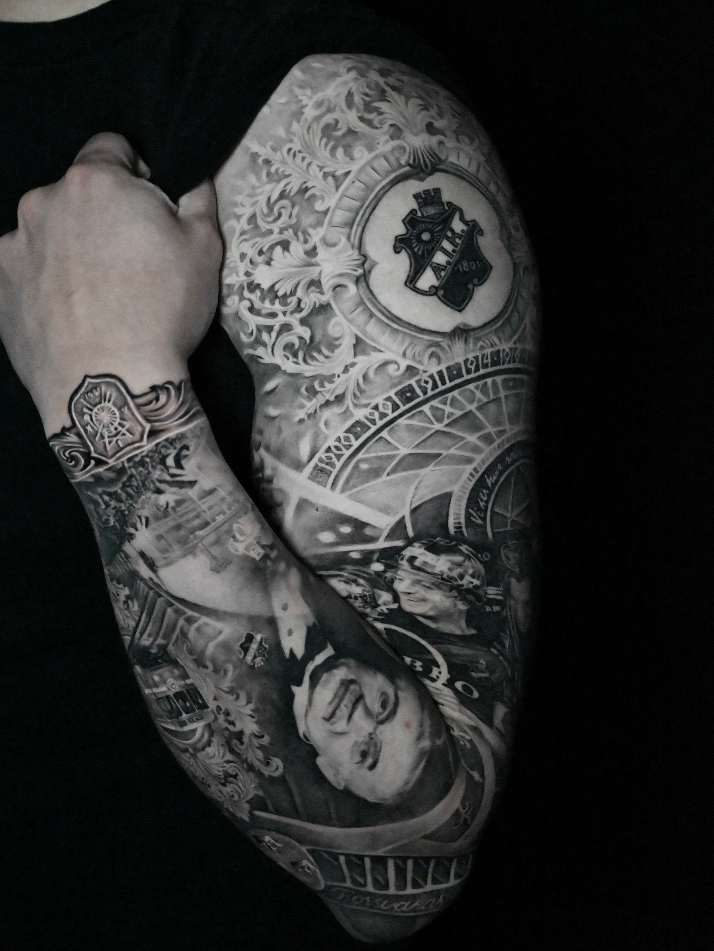 Tack Jimmy! Har vart en &auml;ra att f&aring; g&ouml;ra din arm🖤💛