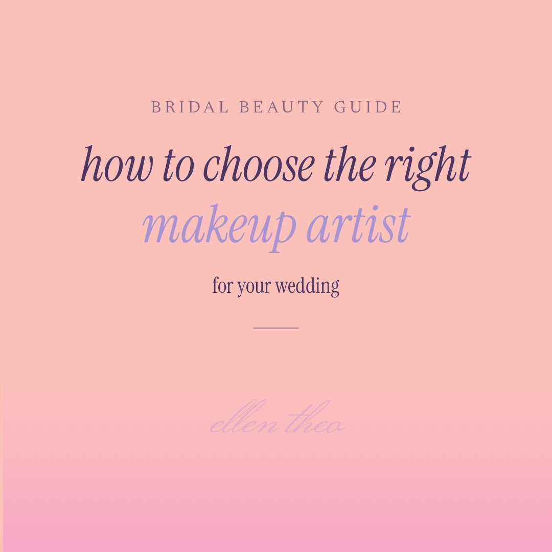 Booking a makeup artist for your wedding is so much more than finding someone whose work looks pretty on Instagram.

You want someone whose style actually matches your vision, who shows you real unedited work, who you feel genuinely comfortable with 