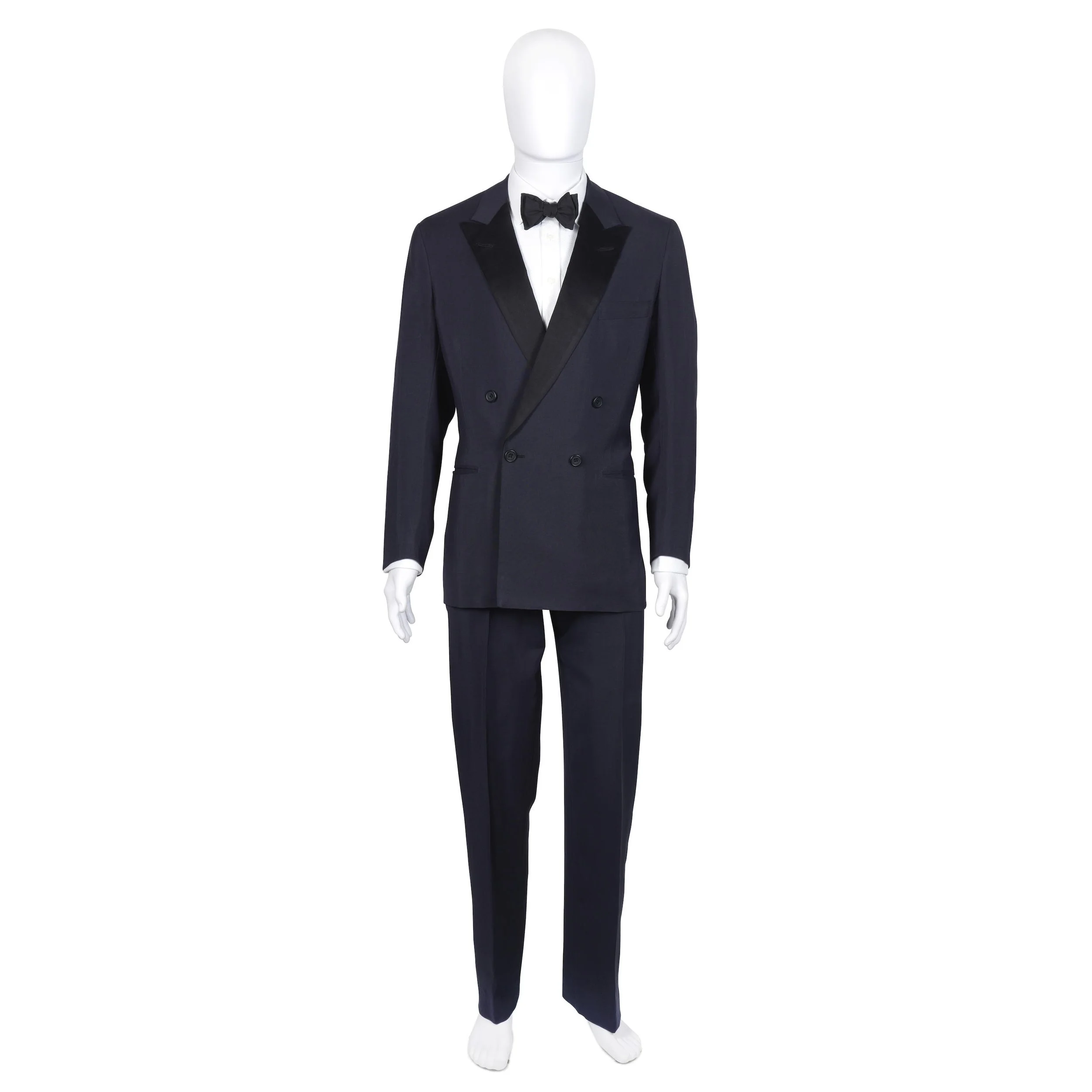 Roger Moore's Douglas Hayward double-breasted mohair dinner suit from 'A View To A Kill' 1985