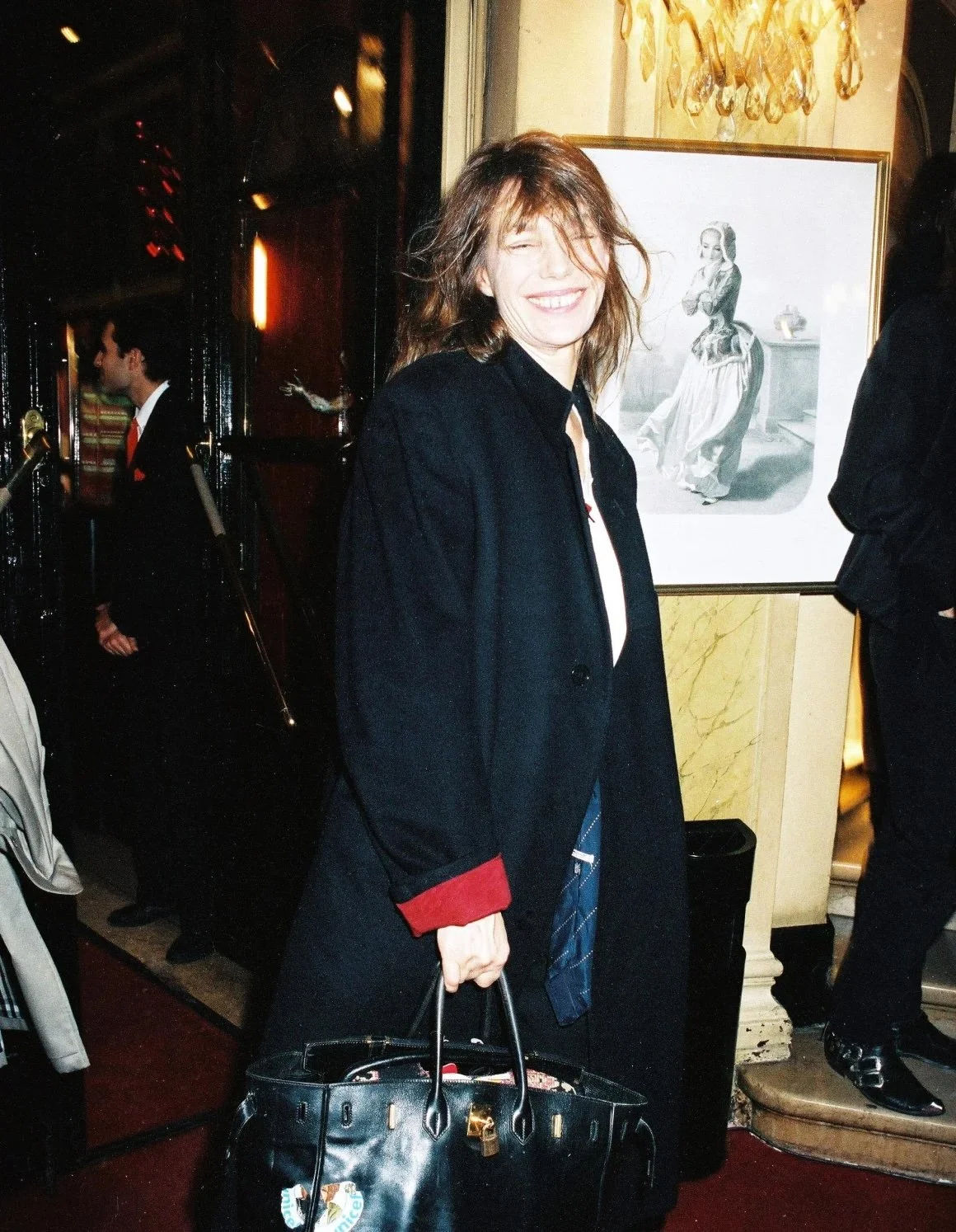 Jane Birkin and Bag