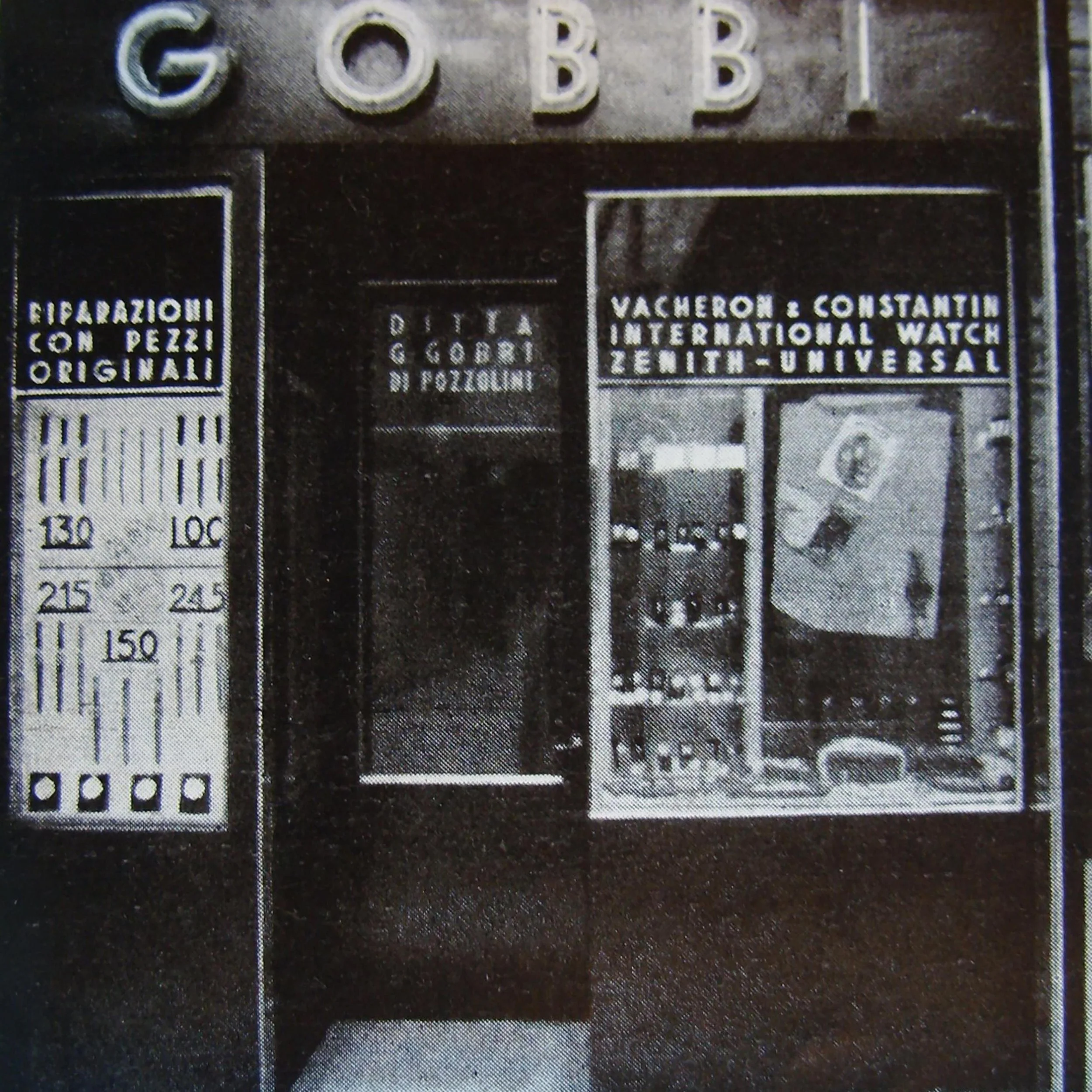 Retailed by Gobbi Milano