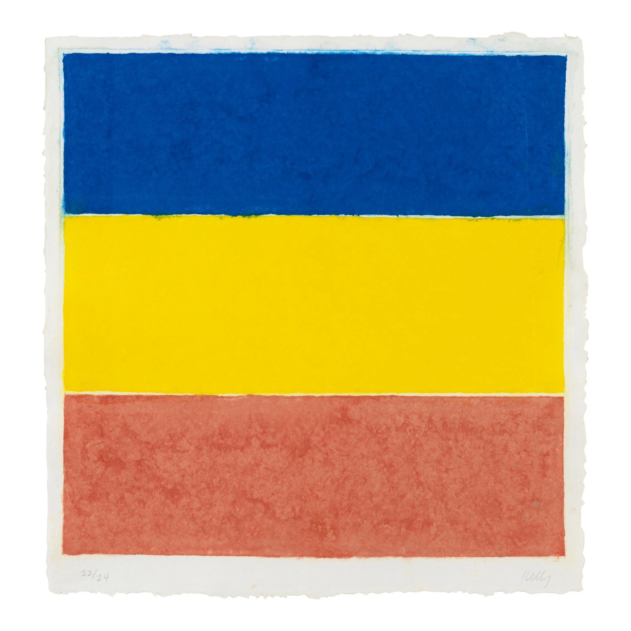 ELLSWORTH KELLY (1923-2015)
Coloured Paper Image XVI (Blue Yellow Red)