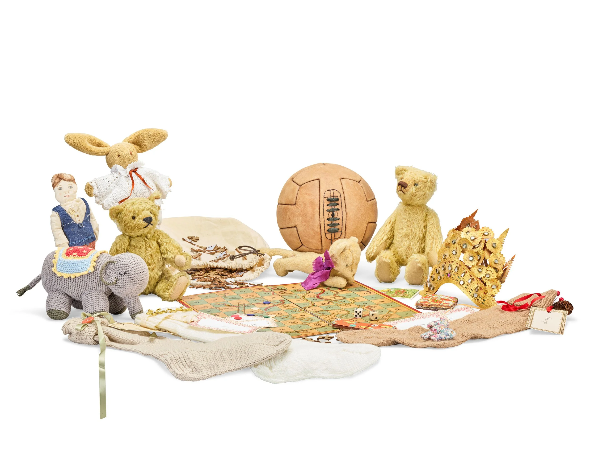 A selection of children's props
Used by the characters Sybbie, George, Marigold and Caroline