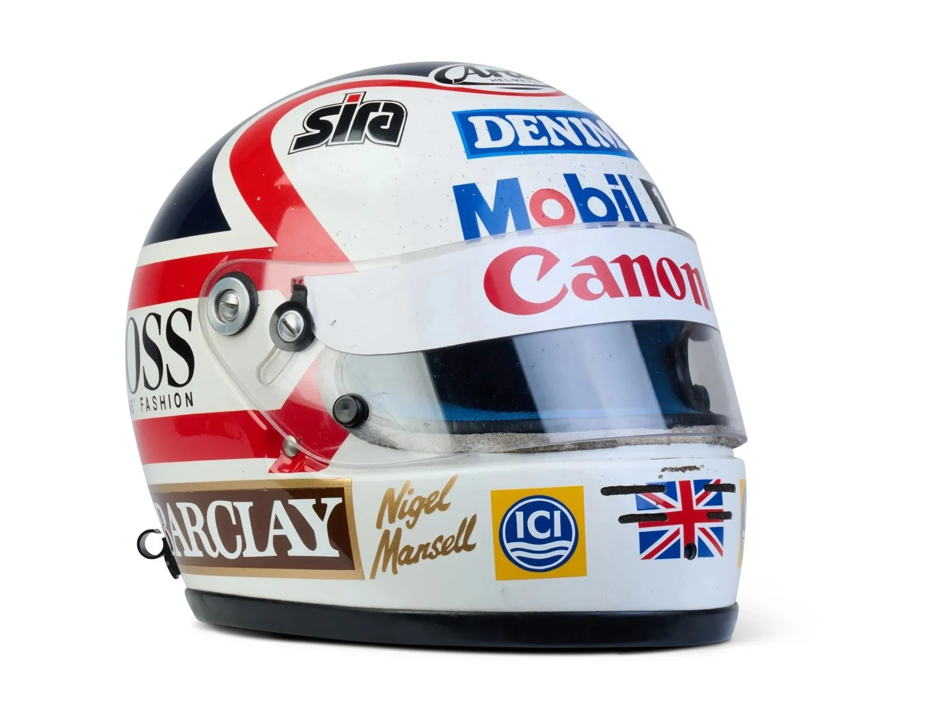 1988 Canon Williams Arai Formula 1 Helmet